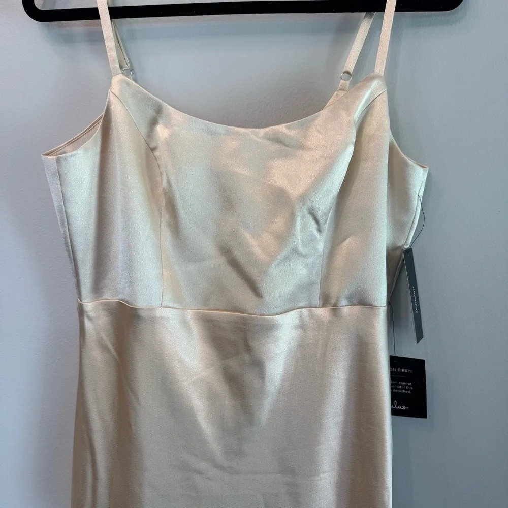 Lulu's Elegant Cream Maxi‎ Dress - Picture 2 of 4